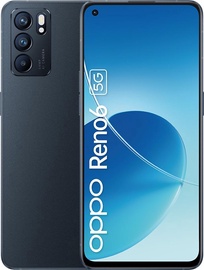 Mobilais telefons Oppo Reno6 5G, melna, 8GB/128GB