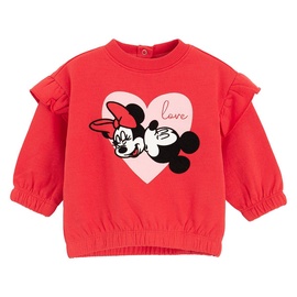 Джемпер, повседневный с утеплителем, для младенцев Cool Club Minnie Mouse LCG2800630, красный, 74 см