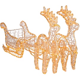 Dekoratsioon Springos Reindeer With Sleigh