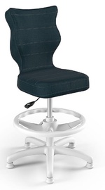 Bērnu krēsls Petit MT24 Size 3 HC+F, balta/tumši zila, 55 cm x 76.5 - 89.5 cm