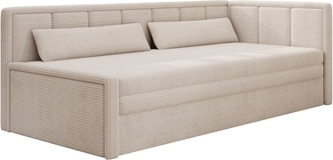 Diivanvoodi Fulgeo Jarell 18, beež, vasak, 82 x 214 cm x 77 cm