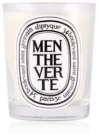 Svece, aromātiskā Diptyque Menthe Verte, 50 h, 190 g, 90 mm