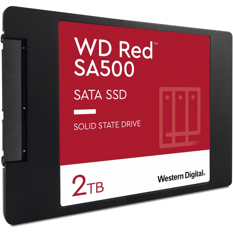 NAS kietasis diskas Western Digital Red SA500, 2000 GB