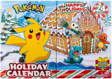 Рождественский календарь Pokemon 912-044, 40 шт.