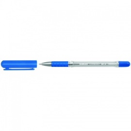Lodīšu pildspalva Stanger Softgrip M1.0, caurspīdīga, 50 gab.