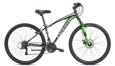 Велосипед горный Esperia Kansas, 27.5 ″, 15" (38 cm) рама, черный/зеленый