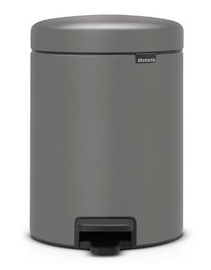 Prügikast Brabantia NewIcon, hall, 5 l, 29.1 cm x 20.5 cm