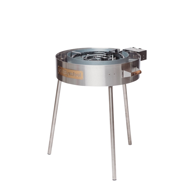Paella valmistamise grillikomplekt GrillSymbol Pro-720 Inox, 72 cm x 72 cm