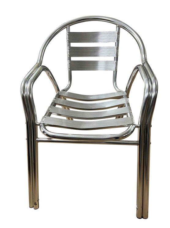 Dārza krēsls Domoletti, sudraba, 57 cm x 54 cm x 73 cm