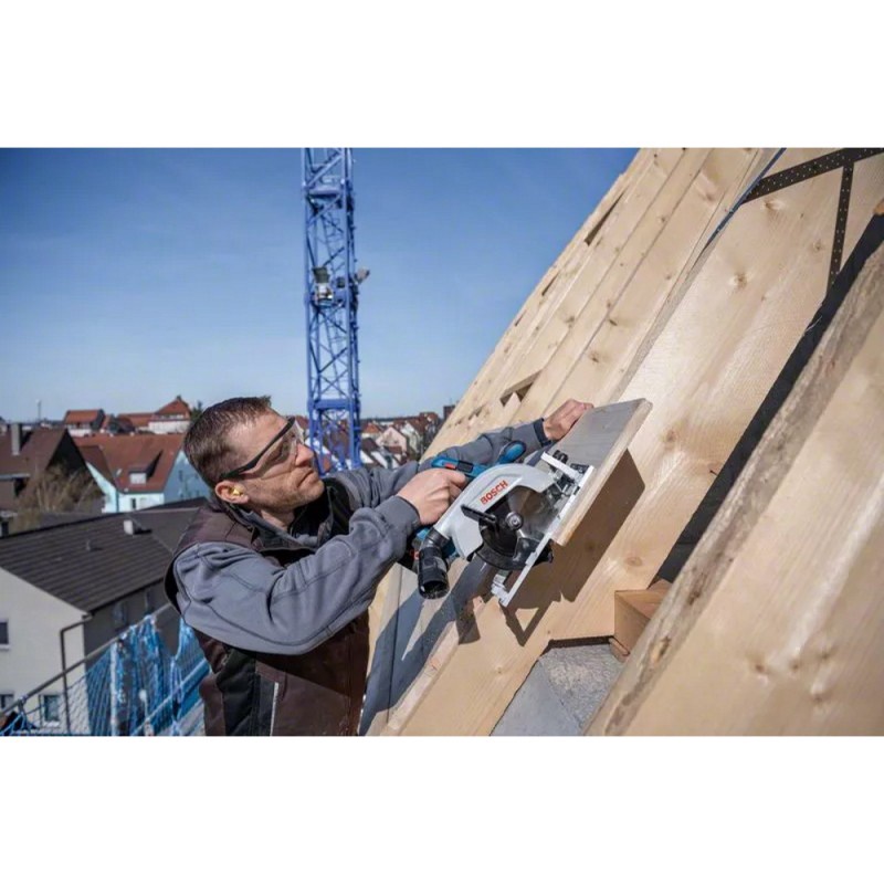 Аккумуляторная циркулярная пила Bosch Professional GKS 18V-57-2, 18 В