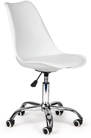 Офисный стул ModernHome PC-009, 49 x 42 x 82 - 94 см, белый