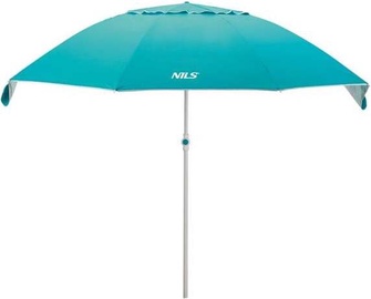 Pludmales lietussargs NILS NC7822, 190 cm, tirkīza