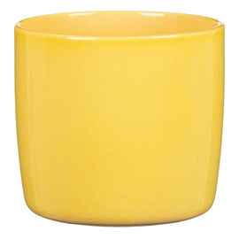 Цветочный горшок Scheurich Solare 64662, керамика, Ø 18 см, желтый