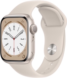 Viedais pulkstenis Apple Watch Series 8 GPS 41mm Aluminum LT, bēša