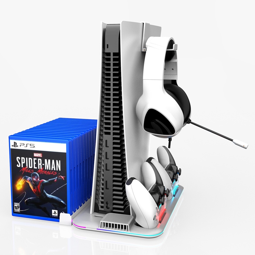Подставка для игровой консоли Saitake STK-DZ504, белый