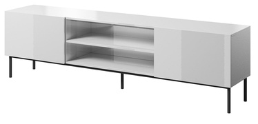 TV staliukas Cama Meble Slide, baltas, 200 cm x 40 cm x 57 cm