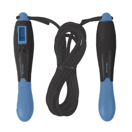 Скакалка Spokey Count Rope, 2500 мм, синий/черный