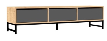 TV-laud Kalune Design Sahra, antratsiit/tamm/must, 160 cm x 40 cm x 40 cm