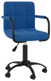Kontoritool VLX Velvet 334714, sinine/must