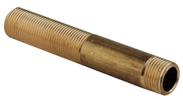 Skrūve ar garām vītnēm TDM Brass Copper Pipe Long Thread 150mm 1/2"