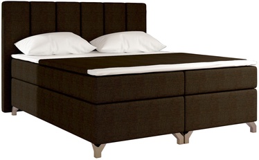 Кровать двухместная Basilio Sawana 26, 160 x 200 cm, коричневый, с матрасом