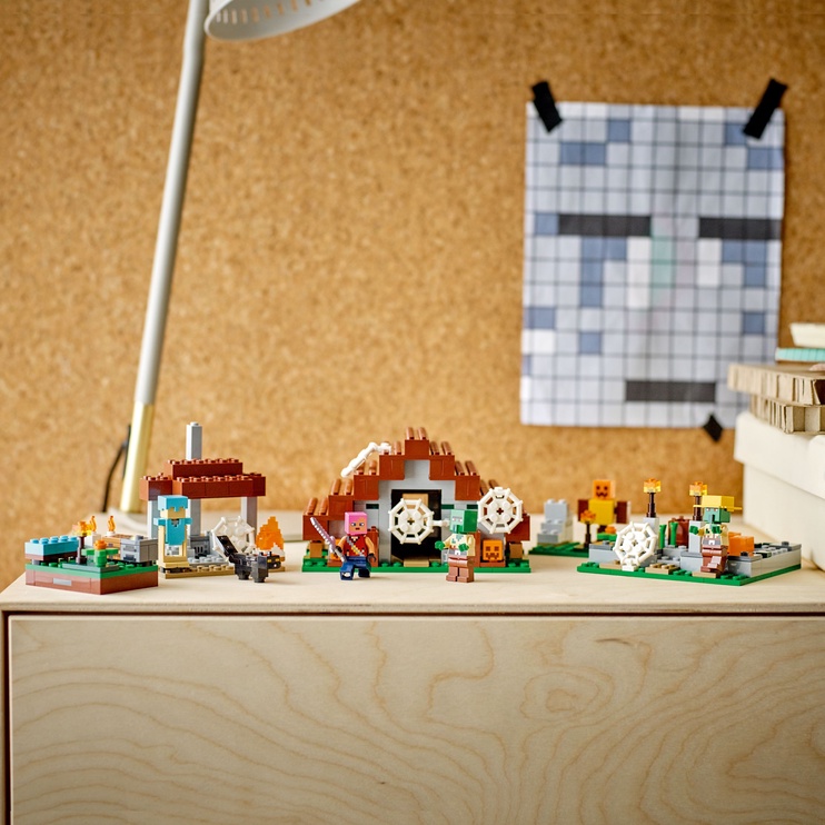 Konstruktor LEGO Minecraft Mahajäetud küla 21190