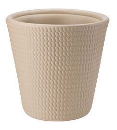 Puķu pods Form Plastic Lina, brūna