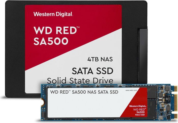 NAS kietasis diskas Western Digital Red SA500, 2000 GB