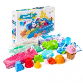 Kinētiskās smiltis Genio Kids Sandbox SSN108, daudzkrāsains