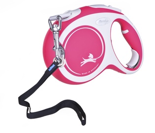 Siksna Flexi New Comfort Tape L, sarkana, 5 m