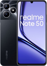 Mobiiltelefon Realme Note 50, 64 GB, must