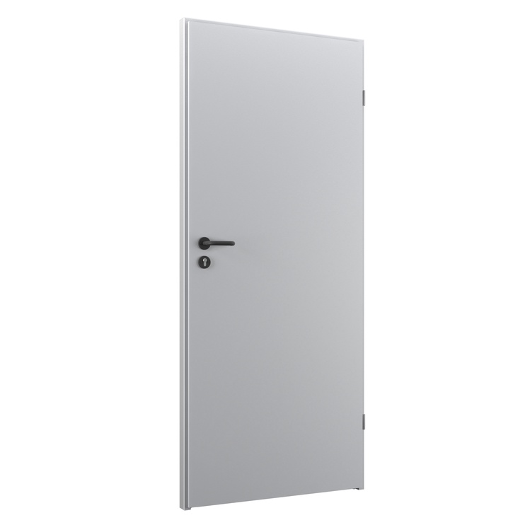 Дверь Basic RAL9010, левосторонняя, белый, 203 x 95.2 x 4 см