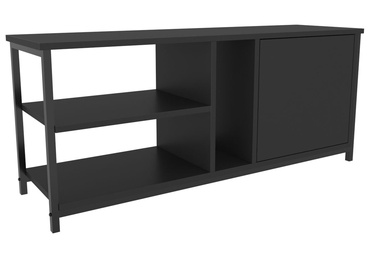 TV galds Kalune Design Neola, melna/antracīta, 120 cm x 35.3 cm x 50.8 cm