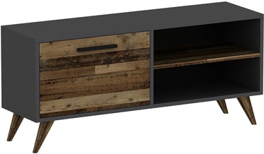 ТВ стол Kalune Design Seta, коричневый/антрацитовый, 120 см x 35 см x 50 см
