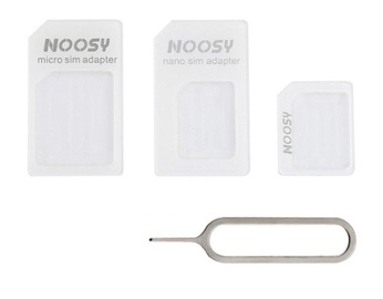 Komplekts Noosy Universal Adapter Set, balta