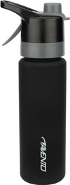 Бутылочка Avento 44BA, черный/серый, пластик, 0.7 л