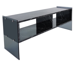 ТВ стол Kalune Design TV403, черный, 1200 мм x 350 мм x 450 мм