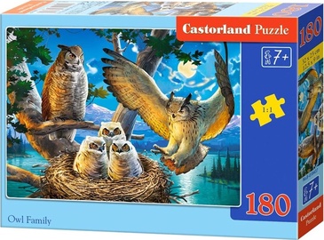 Puzle Castorland Owl Family 341392, 23 cm x 32 cm