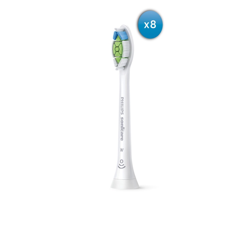 Uzgalis Philips Sonicare W2 Optimal HX6068/12, balta, 8 gab.
