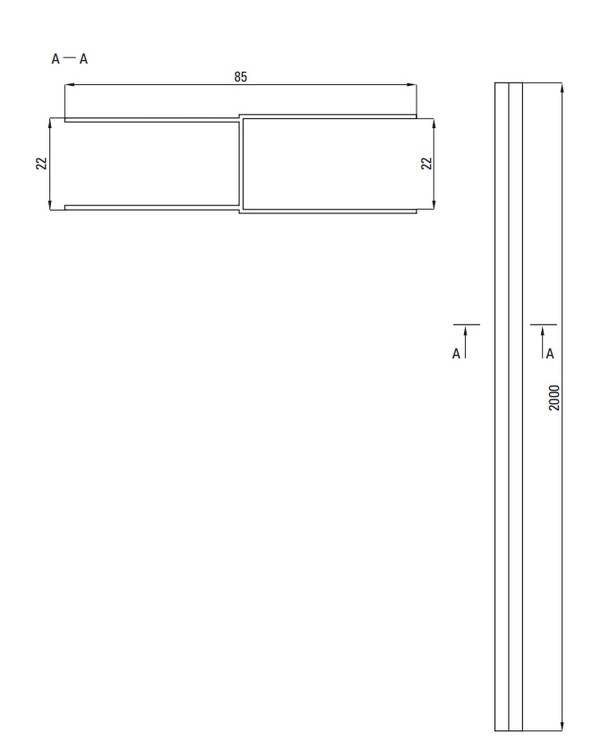 Paplašināšanas profils Deante, 200 cm