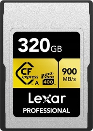 Mälukaart Lexar Professional Gold, 320 GB, 900 Mb/s - 800 Mb/s