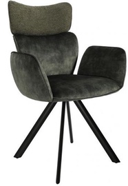 Ēdamistabas krēsls Home4you Eddy 10333, zaļa, 63 cm x 55 cm x 89 cm
