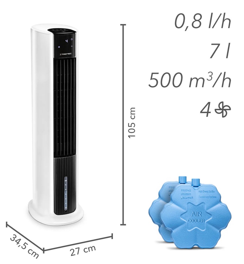 Õhujahuti Trotec PAE 30, 65 W