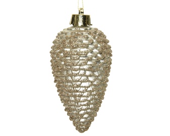 Jõulupuu ehe Decoris 028602, šampanja, 45 mm, 6 tk