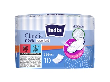 Higiēniskās paketes Bella Classic Nova Comfort, 10 gab.