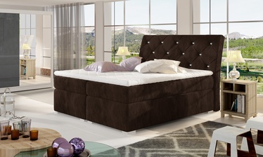 Кровать двухместная континентальная Balvin Kronos 06, 180 x 200 cm, коричневый, с матрасом