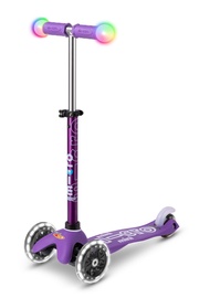 Lastele tõukeratas Micro DELUXE MAGIC, violetne