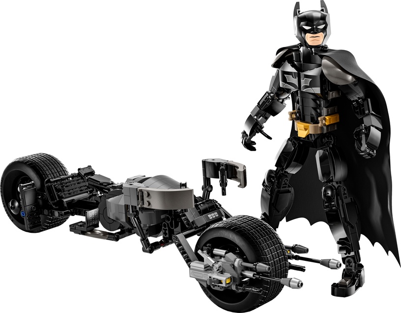 Konstruktor LEGO® DC Batman™: Batman™-i ehitusfiguur ja Bat-Pod Bike 76273