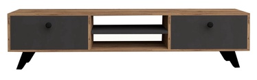 TV-laud Kalune Design Tumuki, mänd/antratsiit, 160 cm x 29.6 cm x 37 cm