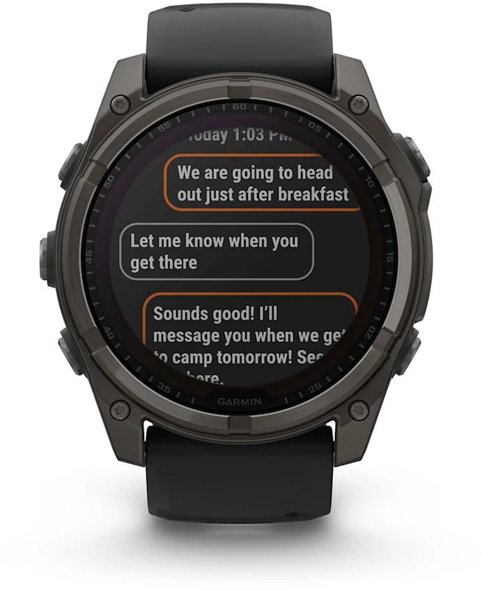 Nutikell Garmin Fenix 8 51mm Solar Sapphire 010-02907-11, must